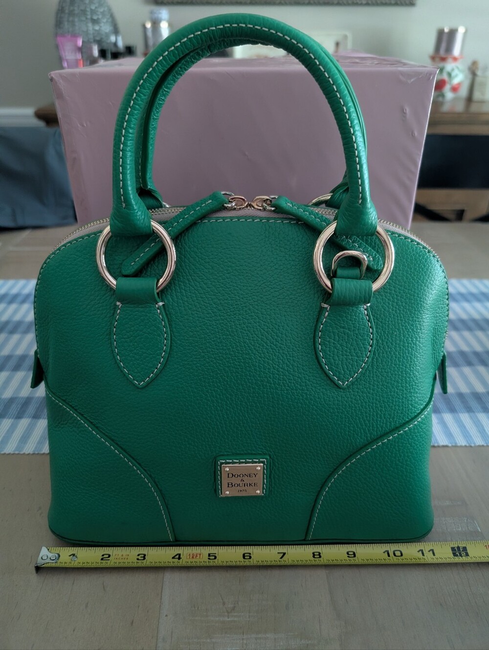 Dooney & Bourke Lucca Satchel NWOT Kelly Green